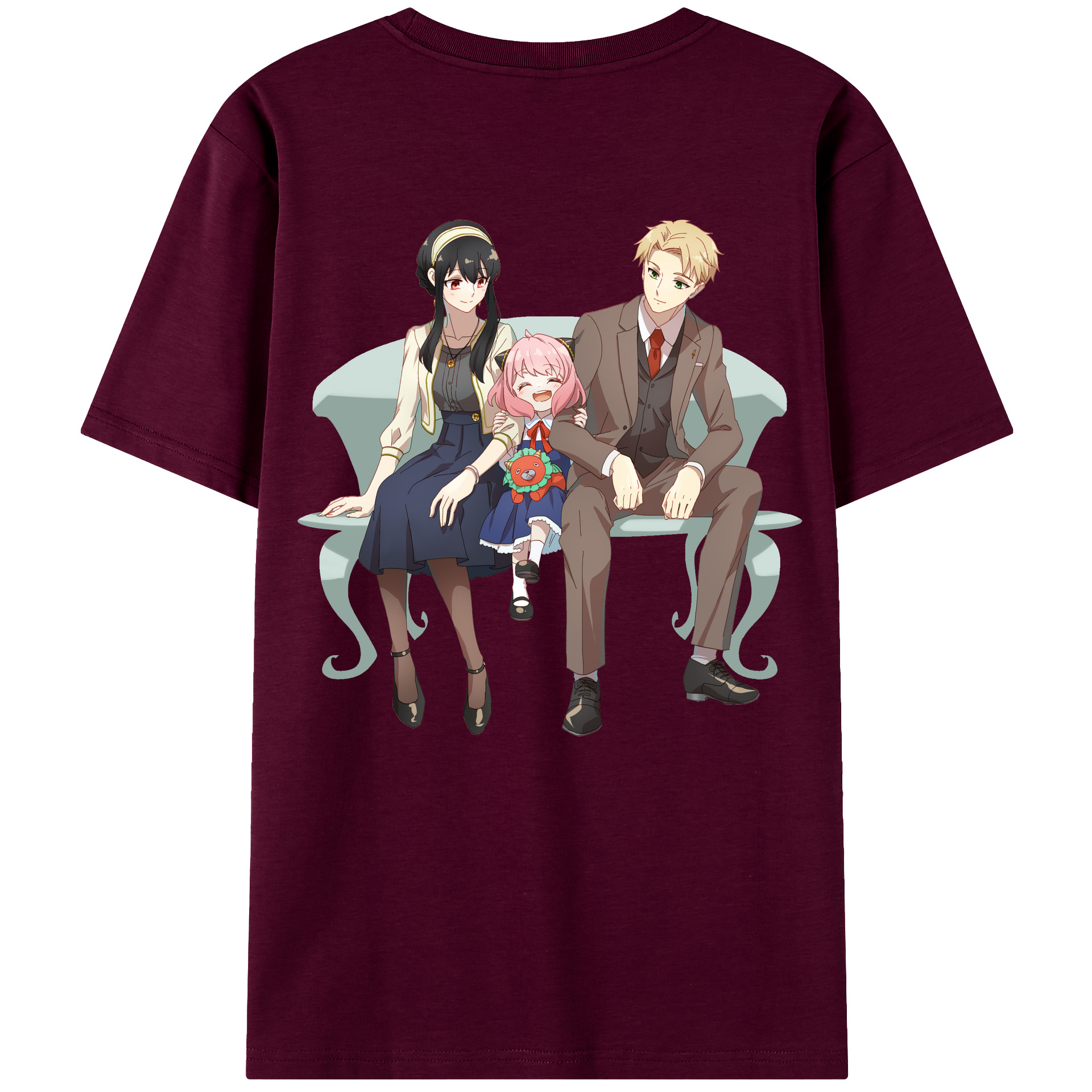 （画像用） SPY×FAMILY间谍家家酒 レディース半袖Tシャツ(バックプリント)